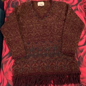 Express Tricot boho sweater